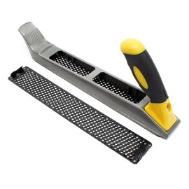 Wiltec Plasterboard Plane 250 mm with Rasp File, Edge Planer with 2 Sheets, Chamfer Planer for Drywall, Drywall Plane