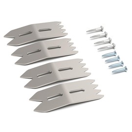 4Pcs Woodworking Limit Clamp Set, Clamping Dogs for Slab Flattening Mill, Aluminum Alloy Wood Board Fixing Clamp Fastening Positioning Plate tool for Accurate Positioning