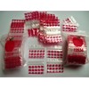 200-1 1/4" w X 3/4" h +20 Free Red Dice
