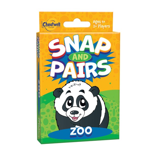 Cheatwell Games 12636 Snap + Pairs Zoo Card Game