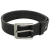 Gusti Leder Leather Belt - Trowel Simple Belt with Silver