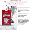 Connoisseurs Silver Cleaner Wipes for Sterling Silver Jewelry and Tableware