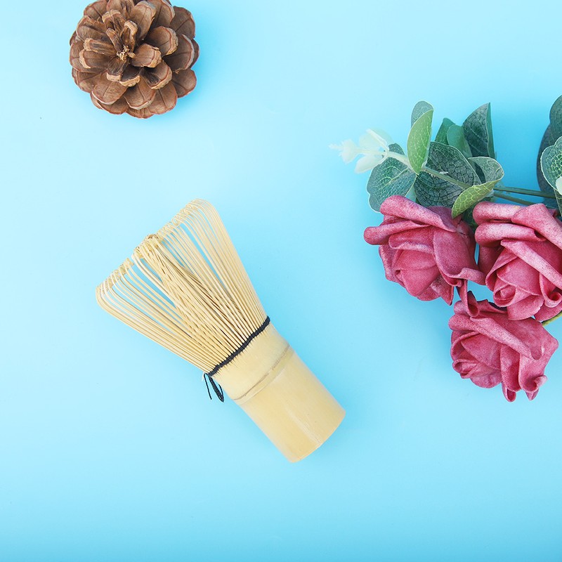 Traditional Long Handle Matcha Tea Whisk Chasen Brush Tool for