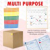 RubiGo - 8mm Sticky Dots 1500/3000 Coloured Dot Stickers, 5