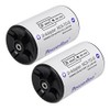 uxcell 2 pcs AA to Size D Battery Adapters Converter