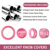 SENSHINE Knob Cover for 2025 2026 Toyota Camry LE/SE/XLE/XSE Accessories