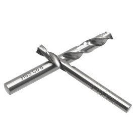 lyualma 2 Piece Welding Spot Drill Bit Set 6 mm/8 mm Spiral CNC Rotary Burrs Carving Drill Tools Set Spiral Cutter Solid Carbide for Remover Cutting Drill