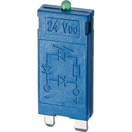 Finder 99.01.9.024.99 Plug-in Module with EMC Suppression Circuit with Diode and LED Light Colours Green