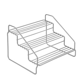 Metaltex 36.46.23 Spice Rack, Silver, Approx. 7.9 x 7.1 x 5.9 inches (20 x 18 x 15 cm), 3 Tiers, Steppo, Made in Italy