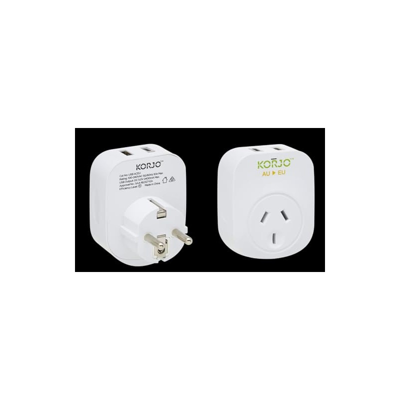 Balanzza Korjo USB A+C - Europe Converts one EU Socket