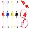 Ojeemii 8 Pcs Hydraulic Quick Coupler Dust Caps & Plugs