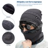 Bluelander Gorros de Invierno con Bufanda para Hombre y Mujer,