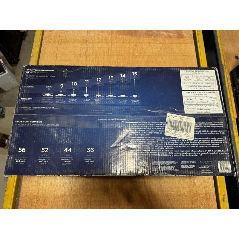 Harbor Breeze 44" Indoor/Outdoor Ceiling Fan Cedar Shoals NEW!!! SHIPS