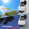 Solar Dummy Fake Camera Security Outdoor Solar Powered Simulated Surveillance