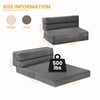 feliz home Folding Mattress Twin, Convertible Sofa Bed Foldable Futon