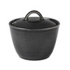 broste Copenhagen Nordic Coal Sugar Bowl, Black/Brown, 10.6 cm