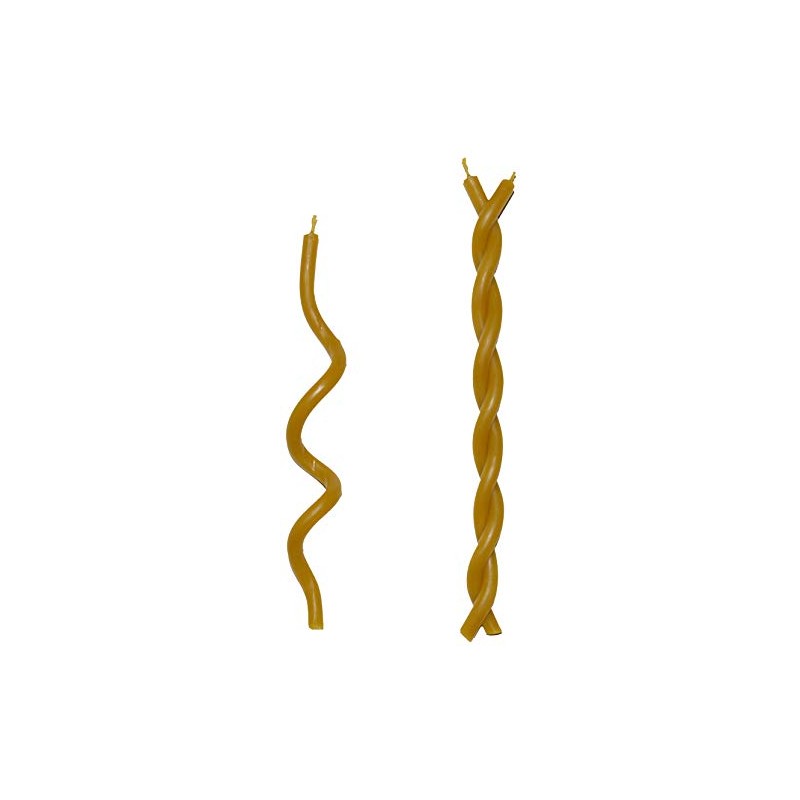 KESIS 40 Candles Made from Natural Wax (Length 6.7 inches,