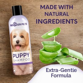 Champú para Cachorros  Champú para Perros con Piel Sensible y picazón  Limpia y Alivia la Piel y el Pelaje  Champú hidratante Natural para Perros...  
