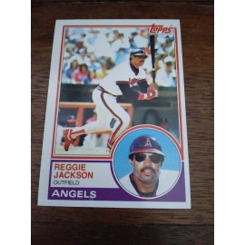 1983 Topps Reggie Jackson ExMint-NrMt.  Stock Picture. No Creases