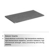 sourcing map Graphite Block Rectangle Graphite Electrode Plate 200 x