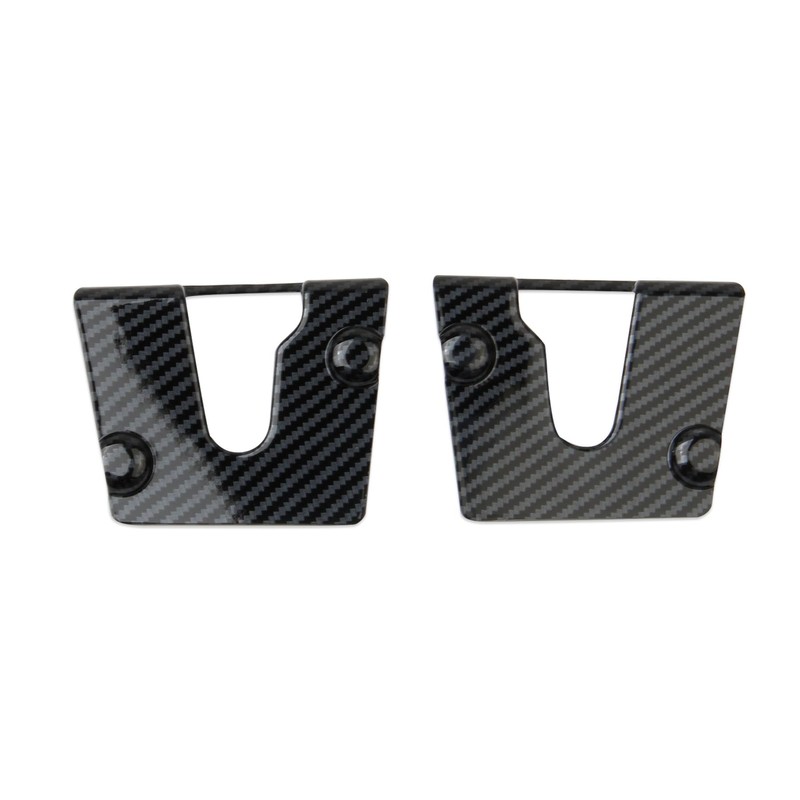 Fewshaw Carbon Fiber Style Door Lock Cover Buckle Protection Decor