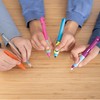 Pelikan Griffix 820455 Ink Pen for Left-Handed Users, NeonFreshBlue, Pack