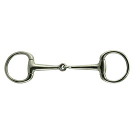 Coronet Small Round Ring Eggbutt Dressage Bradoon Bit, 4 1/2-Inch