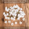 106 Pcs Furniture Chest Drawer Bottom Repair Fixing Mending Wedges