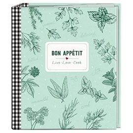 moses. ‘Bon Appétit’ Recipe Binder in DIN A5, Cook & Style Recipe Book with 25 Recipe Sheets and 5 Index Pockets, The Individual Cooking and Baking Book to Write In Yourself, 80667