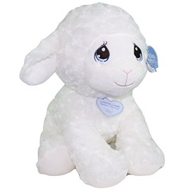 Aurora® Inspirational Precious Moments™ Luffie Lamb Stuffed Animal - Cherished Memories - Enduring Comfort - White 12 Inches
