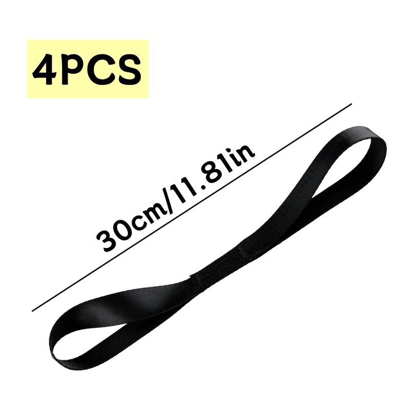 GroveEss 4PCS Securing Loop Straps,Sturdy Durable Strength Lshing Belts,Tie Down