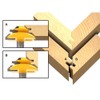 45 Degree Shank Lock Miter Router Bit Tungsten Woodworking Cutter