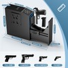 Bedside Biometric Gun Safe for Handgun-Quick Access Pistol Safe with