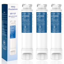 Wely Pivotalone WP-F-EP Compatible with EPTWFU01 Water Filter, EPTWFU01, Pure-Source Ultra 2, EWF-02, 3 Pack