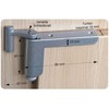 Clipclose TS Mini Door Closer in Silver