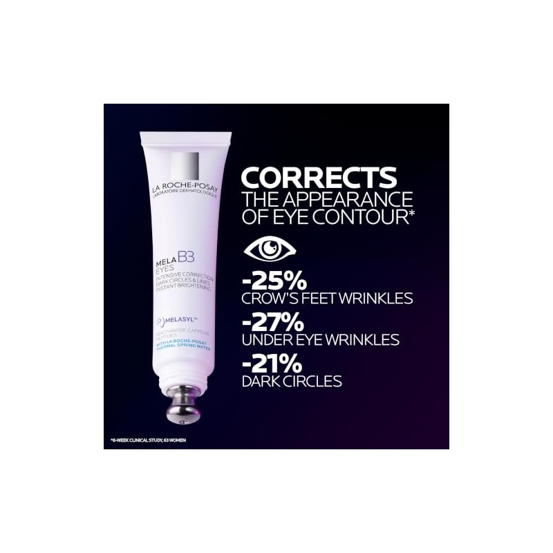 Roche Posay Mela Crema Contorno Ojos Combate Ojeras 15ml