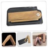 PACKOVE 1Set Folding Pocket Beard Comb Premium Sandalwood Hair Comb