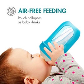 Boon Nursh - Bolsa de silicona (3 unidades), 236.59ml (8oz)