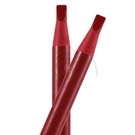 2pcs Waterproof Eyebrows Pencil Microblading Eyebrow Pen Pull Cord Peel-off Brow Pencil for Creating Long-Lasting Clear Wild Eyebrows, Brow Permanent Makeup (2pcs Red)