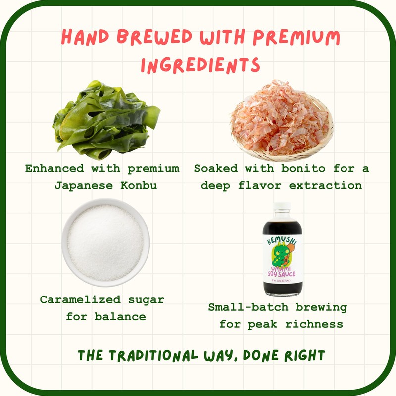 Kemushi Umami Soy Sauce – Hand-Brewed Japanese Soy Sauce with