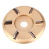 6T Golden Wood Carving Disc Engraving Blade Woodworking Milling Cutter