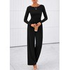 PRETTYGARDEN One Piece Jumpsuits for Women Dressy Casual Long Sleeve