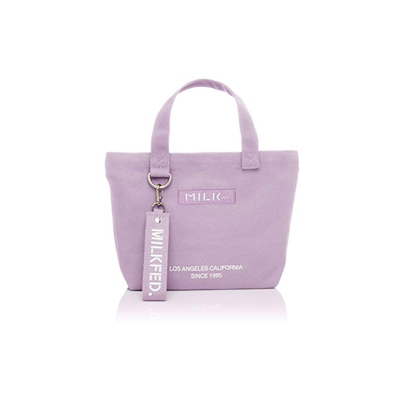 Milkfed 103201053015 Bar and Under Logo Lunch Tote, light purple