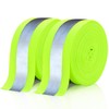 Tlence 2 Rolls 2" x 66ft Reflective Ribbon, High Visibility