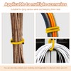 Ninehaoou 20 Pcs 17 Inch EVA Foam Twist Rubber Ties