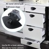 MTSmart RV Push Button Door Catch Lock for Motorhome Caravan