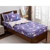 NTBED Unicorn Printed Zipper Bedding Sets Twin Lightweight Microfiber Floral
