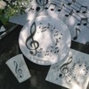 Santex 10 Music Note Paper Plates, Musical Note Party Tableware,