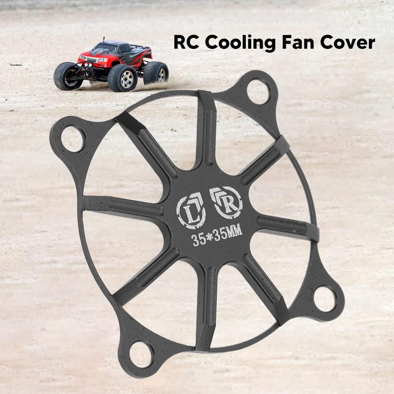35x35mm/1.4x1.4inch RC Car Motor Cooling Fan Cover, Motor Cooling Fan