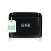 KitchenCraft Lovello LOVSINKBLK Retro Metal Kitchen Sink Tidy, 20 x